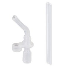 푸고 음용구 + 파이프 빨대 세트 TKFE-350 / TKFG-380, 투명, 1세트, 350ml