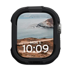 UAG 耐衝擊保護殼 V2，適用於 Apple Watch Ultra 2 / Ultra 49mm, Apple Watch 49mm, 黑色, 1個