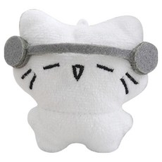 Dadaland 時髦貓咪鑰匙圈, 耳機貓, 1個, 7.5cm