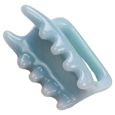 엘로템즈 두피 지압 바디 마사지 괄사, 1개, 블루