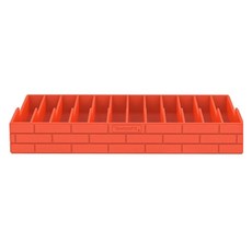 이이네 닌텐도 스위치 게임 타이틀 브릭 수납장 12p, 레드, 1개, l988