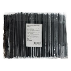 JC International直吸管 黑色 7*250mm, 500件, 1個