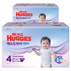 HUGGIES 好奇 2025 Max Dry空氣帶型尿布 兒童用, 104張, 4階段