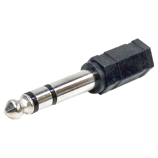 i-gota 愛購它 6.3公轉3.5立體母轉接頭, 適用於耳機、麥克風, 1個, A6.3-1