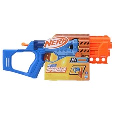 Hasbro 孩之寶 Nerf N系列Top Breaker玩具槍, 藍色, 1個