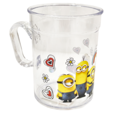 Sanpuli 山蒲利 Minions小小兵透明杯 ME-735 單耳水杯，280ml 塑膠SAN材質, 1個, 單一顏色