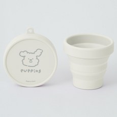 PUPPING 寵物攜帶式水杯, 牛奶, 1個
