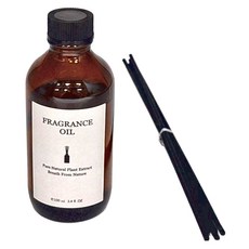 FRAGRANCE 法式精油茶色擴香瓶 - 東京柑橘, 100ml, 含6根擴香棒, 1瓶