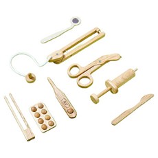 Modern House 木質玩具醫院遊戲, 木頭, 1個