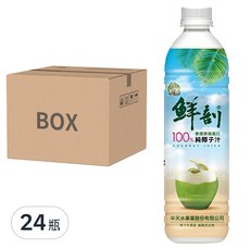 半天水 鮮剖 100%純椰子汁 24瓶, 500ml