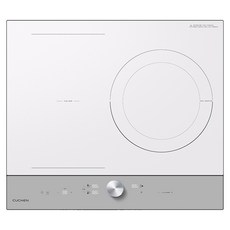 쿠첸 IH FLEX 대화구 올파워 인덕션 3구 그레이 CIR-EW33KD1B1 + 스탠드케이스 150mm 실버 프리스탠딩 CIR-EW33KD0B1 세트 방문설치