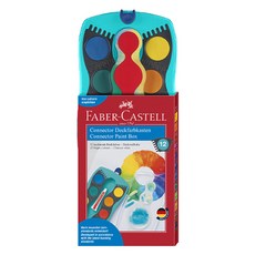 FABER-CASTELL 輝柏 Connector水彩顏料 土耳其, 379g, 12 種顏色