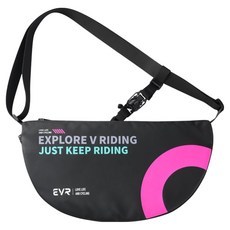 生活防水運動斜背包 EVR-016, 黑色, 1個