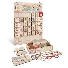 Montessori Plus 紀念萬年曆 KS4265, 1組, 混色