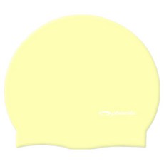 피닉스 실리콘 로고 솔리드형 수영모 PCS-02, 레몬, 1개