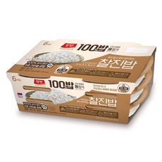 양반 동원 양반 100밥 찰진밥, 130g, 6개