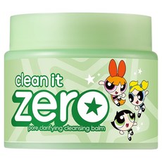 BANILA CO 芭妮蘭 飛天小女警版Clean It Zero淨化毛孔潔面霜, 180ml, 1個