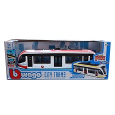 bbUrago 市區巴士電車壓鑄模型玩具, 紅色, 1個