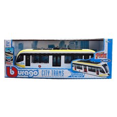 bbUrago 市區巴士電車壓鑄模型玩具, 黃色, 1個