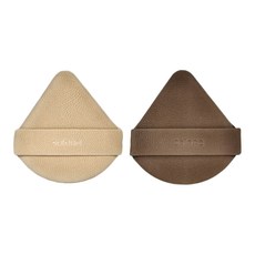 solone 奶霜慕斯氣墊粉撲 Set 2個 扇形, 絲滑柔軟紋軟皮面料