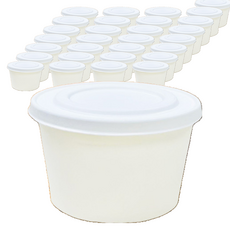 CLEAN 克林 環保無塑圓形餐盒 Set 50, 850cc, 14cm直徑, 50個, 1袋