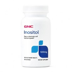 GNC 健安喜 肌醇 500食品錠, 100素食錠, 500mg, 100顆, 1瓶