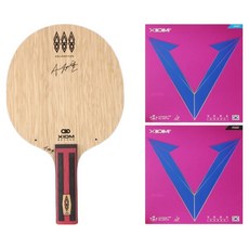 XIOM TMX I PRO Inner ST+Vega桌球拍膠皮組 藍色+黑色, 1組, 單品