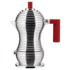 ALESSI Pulchina咖啡機 6C MDL02/6 R, 紅色, 單品, 1個