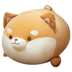 아트조이 엎드린 시바 인형 쿠션, 혼합색상