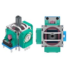 SPACE SHIELD 無線控制器遊戲手把適用類比搖桿漂移現象自行維修感應器模組 2入組, 1組, 綠色, PS5 Dual Sense