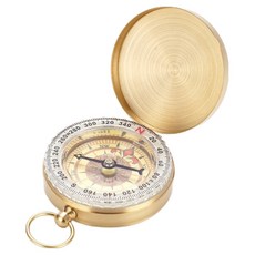HyperPlanet 戶外露營登山攜帶型指南針, 1個, 混色