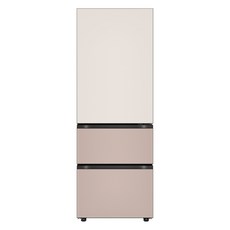 LG전자 디오스 오브제컬렉션 김치톡톡 3도어 324L 스탠드형 김치냉장고 Fit & Max 방문설치, 토프 + 아몬드, Z334GGA122S 토프 + 아몬드, Z334GGA122S