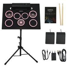 samick Samick電子鼓墊 粉色 SERD-2+專用支架組, 1組, SERD-2
