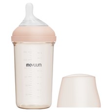 모윰 모브아 PPSU 와이드플러스 베이직 젖병, 베이지, 1세트, 250ml 베이지, 1세트, 250ml