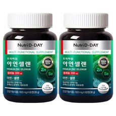 뉴트리디데이 프리미엄 아연 셀렌, 2개, 60정
