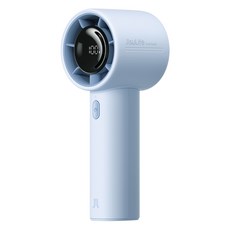 지수라이프 BLDC LED 미니 휴대용 무선 선풍기, Handheld Fan Life10 S, 라벤더블루