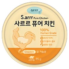 동원아르르 고양이 사르르 퓨어 치킨 간식캔, 85g, 1개, 닭가슴살