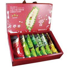龍源茶品 鑫龍源有機茶園 7大頂級體驗有機茶葉禮盒套組 (10g x 7包) - 台灣有機茶葉、多種風味一次滿足, 1盒