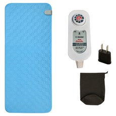 Dalssum旅行用攜帶式1人用口袋電熱毯電熱毯, 中號(45 x 100 cm), 藍色