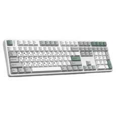 한성컴퓨터 저소음 가스켓 3모드 폼떡 유무선 기계식 키보드, 메탈화이트, GK798 PRO, 문라이트축
