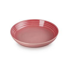 LE CREUSET 義麵盤22cm，薔薇粉色，900ml容量，輕巧好用，增添餐桌美感, 薔薇粉, 1個