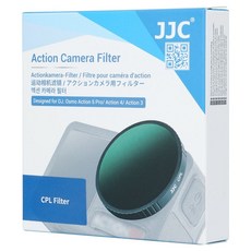 JJC DJI 오즈모 액션 5 프로 4 3 CPL 렌즈필터, 1개, F-DACPL