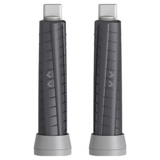 유닉스 디오 폴드 스타일링 배럴 40mm 좌 우 세트, UN-A9300BRI40, 진회색