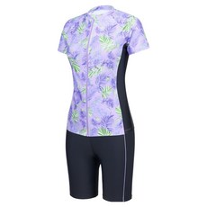 女士熱帶水藍色三件式半身泳衣 RN-LS2F586