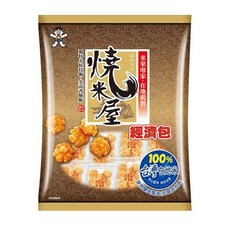 旺旺 燒米屋經濟包, 350g, 酥脆米果, 獨立包裝, 台灣米, 1袋