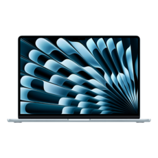 Apple 2025 Macbook Air 15.3 M4 原廠保固, MC7A4TA/A, MAC OS, 256GB, 16GB, 天藍色