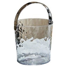 Levenfick葡萄酒香檳冰桶 透明銀色, 1個, 4L