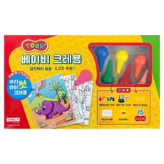 DONG-A Toru嬰兒蠟筆, 15 種顏色, 1個