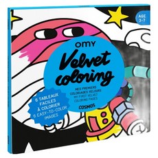 omy OMY著色遊戲天鵝絨宇宙花 VELVET04, 1本, 混色