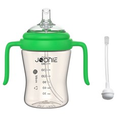 주니 PPSU 빨대컵 2세대 210ml + 일반 빨대 + 추빨대 세트, 그린, 1세트